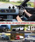 4 In 1 DIY Toggle Switch Panel With Plug And Play Dual USB Socket LED Voltmeter 12V DC Outlet And ON OFF Switch for vehicles and boats