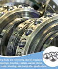 Rugged 18Mm Bearing Balls With Mirror Polish Finish 5Pcs 304 Stainless Steel Precision G100 Grade Spheres in machinery.