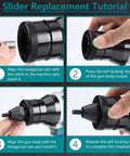 Pro-Tier Heavy Duty Cordless Rivet Gun Electric Automatic Badass Tool slider replacement tutorial with step-by-step instructions.
