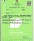 Certificate of Registration for Improved Taper Turning Attachment With Revolving Live Center For Lathe Machine Metric 2MT