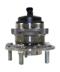 Built Tough Wheel Bearing Hub Assembly With OE ABS Sensor Plug And Play Replacement showcasing sealed bearing and bolts.