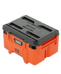 MODbox Medium Deep Tool Box With Beefy Heavy Duty Organizer Removable Tray Water And Debris Resistant Stackable Module
