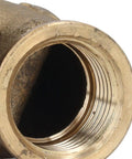 Close-up view of a Heavy Duty Brass Water Valve 1/2 Inch Female Npt Thread Fitting showcasing the threaded interior.