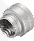 Two Inch By One And Quarter Inch NPT Female Reducing Coupling 304 Stainless Steel Pipe Fitting For Water Oil Gas Applications