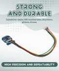 Hardcore No Nonsense High Speed BLDC Angle Encoder 14 Bit Precision Magnetic Rotary Position Sensor with wires