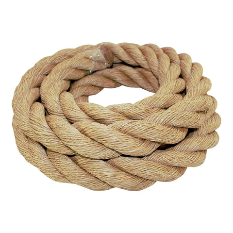 Coiled Twisted ProManila Rope UnManila Style 3 Strand Lightweight Synthetic Utility Rope For DIY Marine And Outdoor Use Strong Yet Flexible Cord