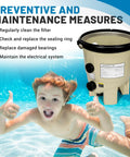 Image of a child swimming and Replacement Filter Tank Bottom Assembly For Pentair Clean And Clear Plus And Quad DE pool filters