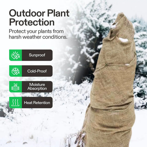 Heavy Duty Natural Burlap Fabric Roll 40 Inch By 13 Foot High Density Jute For Multipurpose Gardening And Outdoor Plant Care
