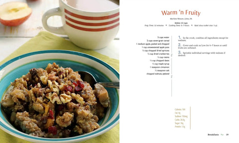 Warm 'n Fruity recipe from the Real Deal Set And Forget Slow Cooker Cookbook Serving One Hundred Fifty Nutritious Comfort Food Recipes.