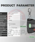 Two Pack Dip Switch Garage Door Opener Remote Replacement for 9 and 12 Dip Switch Models From 1982 to 1996 With 3 Year Warranty