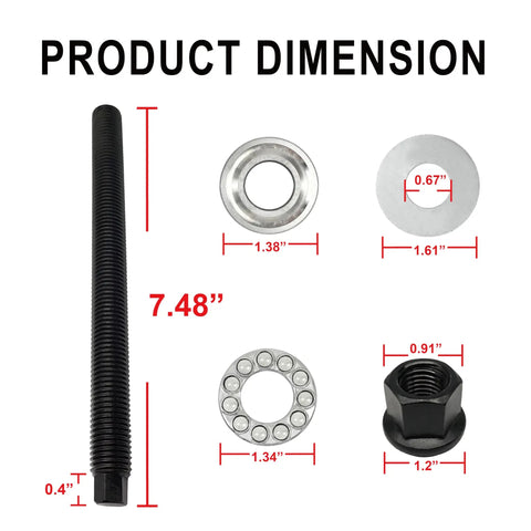 Pro Grade Must Have Harmonic Balancer Installation Tool For GM V8 LS Engines Including LS1 LS2 LS3 LS4 LSX LSA LS6 LQ4 LQ9 1997 And Up dimensions