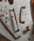 Kick The Cozy Factor Up With These Vintage Antique Copper Cabinet Handles Silky Smooth Zinc Alloy Drawer Pulls Tough As Nails 96Mm hole center six pack.