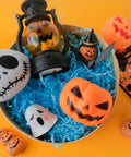 Top Shelf White Crinkle Paper Shreds And Gift Basket Filler No Brainer Cushioning Material For Shipping Boxes And Crafts, Halloween themed decor and toys.