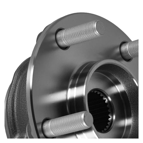 Heavy Duty Front Hub Bearing Assembly Five Bolt Wheel Hub For Mazda CX 3 2014 2020 close-up view of bearing and bolts