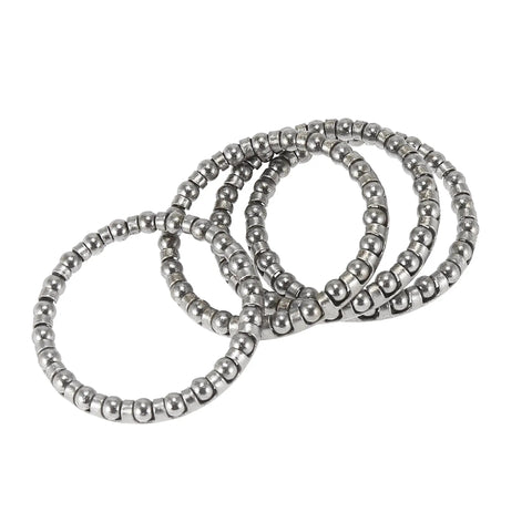 4 Pack Bicycle Ball Bearing Retainer Cage Set For Cranks And Wheel Bearings, 40mm Outer Diameter, 33.5mm Inner, durable steel