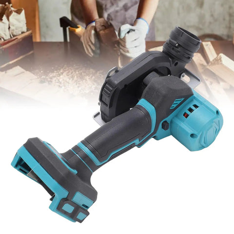 Badass Mini Cordless Circular Saw Delivering 19000 Rpm For No Sweat Cuts Through Wood Tile Metal And Plastic features a detachable dust shroud.