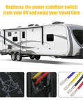 RV Electric Stabilizer Jack Switch With Harness Replacement For Rear Landing Gear Fits High Speed Jacks IP66 Waterproof