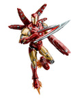 Marvel Infinity Saga Iron Man MK85 Armor Buildable Model Kit With LED Chest And Eyes, 149 Piece Articulated Figure