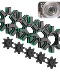 5 Sets Electric Power Steering Coupler Bushing Kit Direct Fit For Toyota Camry Corolla Prius C HR Avalon RX ES NX UX Easy Install Rubber Damper Replacement Replaces 45253-28130, 5 black rubber bushings