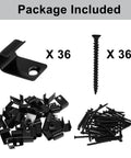 Heavy Duty Stainless Steel Hidden Deck Clips For Dead Simple Wood Flooring Install Top Notch Corrosion Resistant concealed fasteners 36 pack included