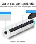 Real Deal Rv Water Filter Kicks Out Chlorine And Lead While Serving Hella Clean Taste Uses A Slick Nsf Certified Carbon Block in pleated design.