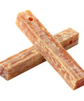 Campfire Starter Tool That Lights Pine Wood Fires Fast And Easy No Hassle For Camping, showing two compact pine sticks