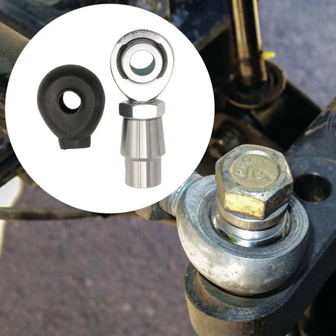 Beefed Up 3/4 Inch Chromoly Heim Joint Rod End Kit Featuring Precision Alignment Washers Plus Heat Forged Alloy Construction for Panhard upgrades.