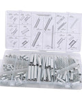 200 Piece Tension And Compression Spring Set With Storage Box For Repairs Heavy Duty Elasticity For Bicycles Locks Automotive Electronics