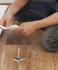 Heavy Duty Galvanized Toggle Bolts And Wing Nuts Kit 1/4 Inch screw displayed on wood floor during installation