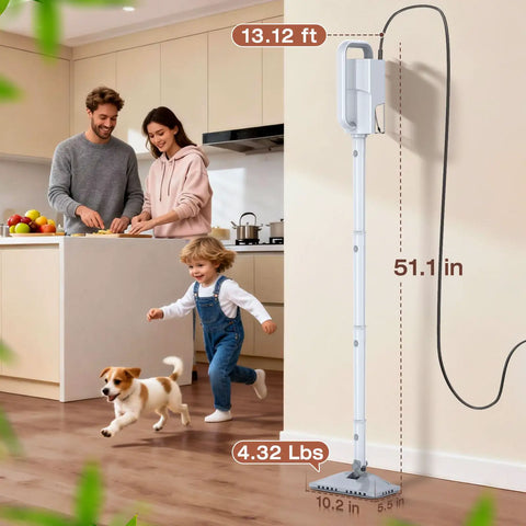 Kick Ass With This Top Notch 10 In 1 Steam Cleaner Detachable Handheld Steam Mop For Multi Surface Floors And Carpets Heats up fast in a modern kitchen.