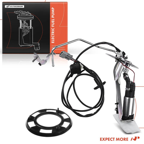 Electric Fuel Pump Assembly Compatible With Honda Civic And Crx 1990 To 1991 L4 1.5L And 1.6L Engines showing pump and strainer.