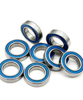 10 Pack 12X21X5MM 6801RS Ball Bearings Abec Seven Precision Thin Section Heavy Duty Steel in blue sealed design.