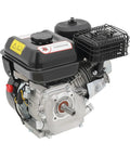 212cc Gas Engine With Horizontal Shaft 4-Stroke Workhorse For Farm And Industrial Jobs Hand Start Carburetor Spark Plug Single Cylinder Power Unit 7.5HP At 3600 RPM showing front view with shaft