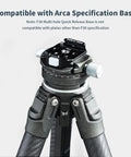 Multi Hole Camera Quick Release Plate Kit With 1 Quarter To 3 Eighth Inch Thread on Arca Specification Tripod Base