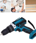 21V Brushless Cordless Drill Driver Featuring Variable Speed And 10mm Chuck Capacity, ergonomic handle for durability and control during use.