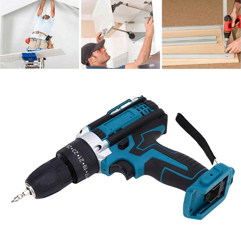 21V Brushless Cordless Drill Driver Featuring Variable Speed And 10mm Chuck Capacity, ergonomic handle for durability and control during use.