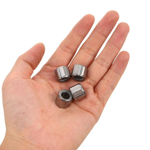 Top Shelf Needle Roller Bearings One Way Clutch Fitness Equipment Gym Machine Replacement held in hand, durable steel build and compact fit.