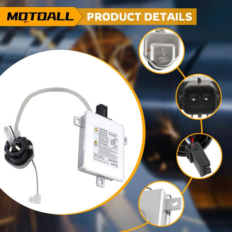 Xenon HID Ballast Control Module Assembly For Acura TL TSX ILX ZDX RDX 2006-2014 Replacement Drop-In Unit