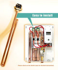 2 Pack 90240 Water Heater Element Replacement for EcoSmart Tankless Heaters, copper element with control panel display, easy install