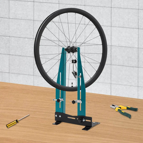 Professional Bicycle Wheel Truing Stand Removable Multifunction Wheel Alignment Tool Fits 16 To 29 Inch Mountain Bikes And 700c Road Bikes On Table