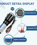 Tough As Nails Three In One Hard Start Capacitor Kit For Refrigerator Compressors With No Sweat Plug And Play Wiring Harness, featuring clear labeling and durable construction.