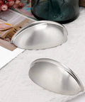 10 Pack Brushed Nickel Cabinet Pulls Cup Style Drawer Handles And Knobs With 3 Inch Center To Center Holes for kitchen cabinets