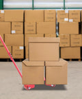 Solid Core Heavy Duty 2 Ton Capacity 3 Wheel Machinery Dolly Shifts Warehouse Freight With Zero Sweat Featuring Rustproof Iron And Pu Build For Weekend Warriors with boxes.
