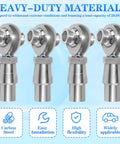 Heavy Duty 3/4 Inch Chromoly Heim Joint Rod End With Lock Nut For Panhard Suspension, chrome finish, designed for high load capacity.