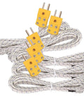 K Type Mini Connector Thermocouple Temperature Probe Sensor Pack Of 5, Wide Range From Minus Fifty To Seven Hundred Celsius