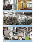 Straight Up Essential Fume Extractor Arm With Hella Flexible 2 Meter Articulated Duct Hose for beauty salon and industrial use.
