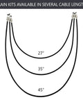Heavy Duty Cable Driven Bath Waste Drain Assembly With Twenty Seven Long Cable And Solid Brass Handle with various cable lengths.