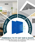 Premium Washable Reusable Air Filter 20X30X1 Tidy Home HVAC for furnace and AC units, blue polyester media panels.