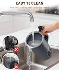 Washing 4 In 1 Electric Milk Frother With LED Touch Screen Auto Foam Maker For Lattes Cappuccinos Macchiatos And Milk Warmer