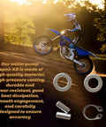 Hardcore Water Pump Repair Kit Plug And Play Impeller Gasket Bearing Oil Seal Drop In Fix For Yamaha Yz125 Dirtbike 1998 To 2002, showcasing components and dirtbike action.